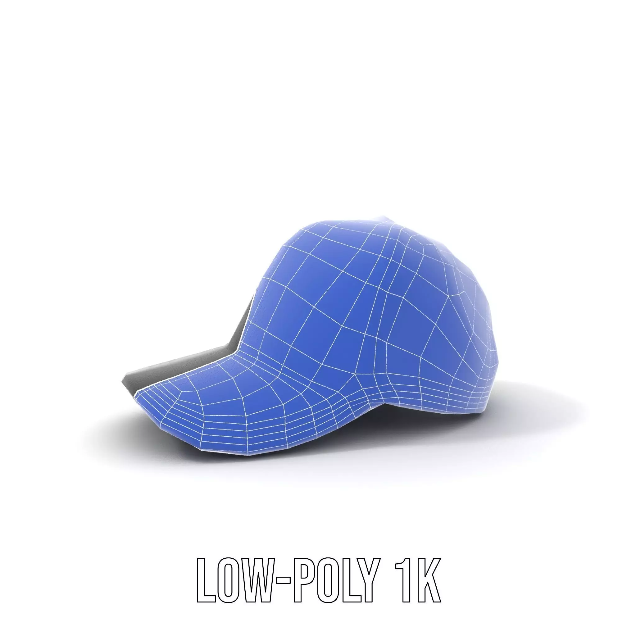 Sleek Black Cap model pack Low-poly 3D model_18