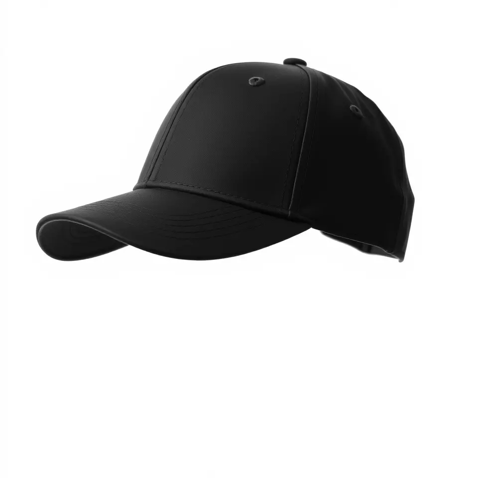 Sleek Black Cap model pack Low-poly 3D model_2