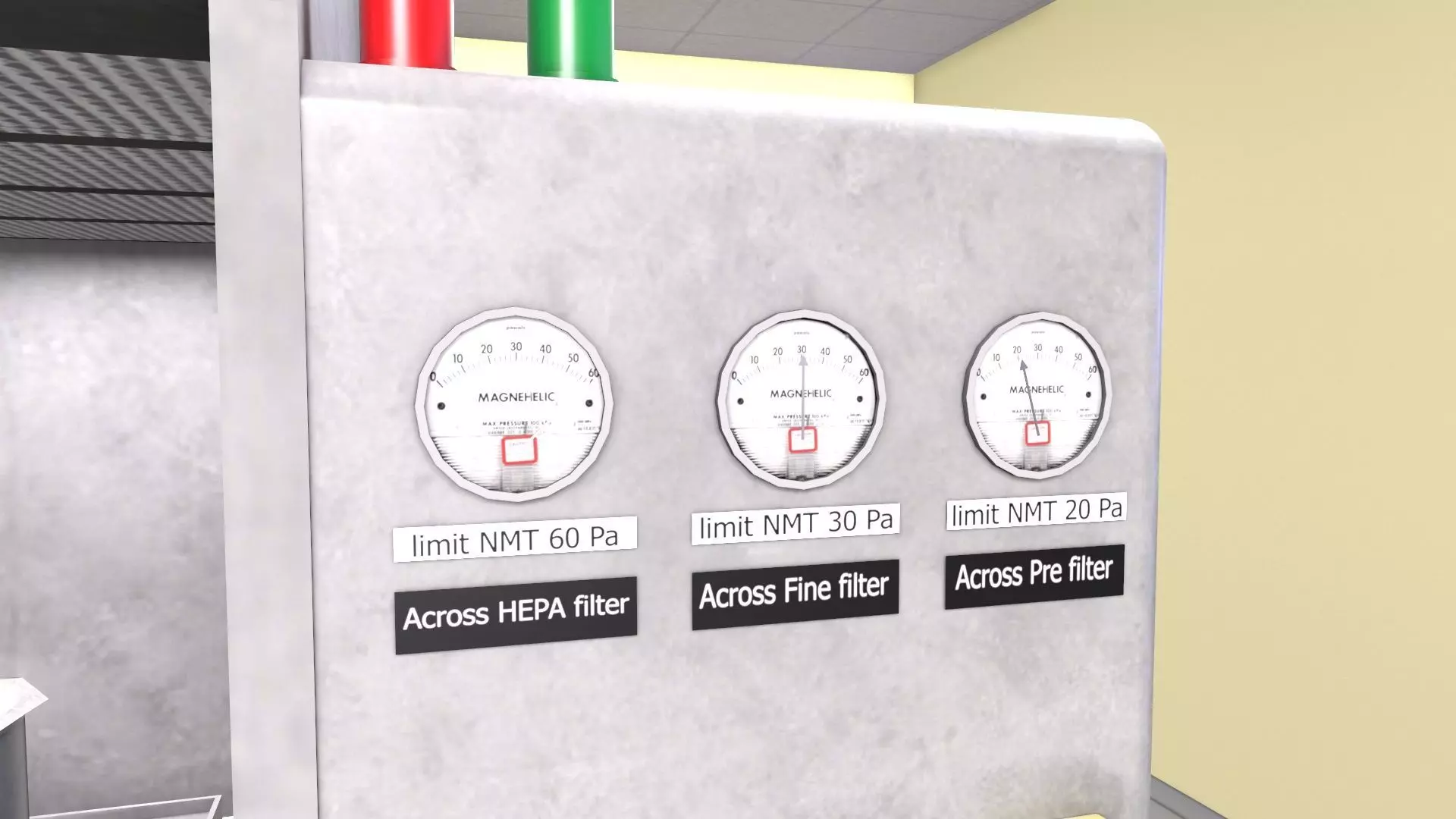 Reverse Laminar Air Flow RLAF - Dispensing booth Low-poly 3D model_5