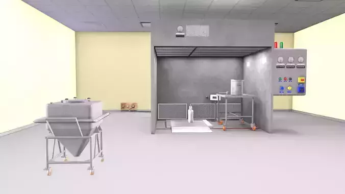 Reverse Laminar Air Flow RLAF - Dispensing booth