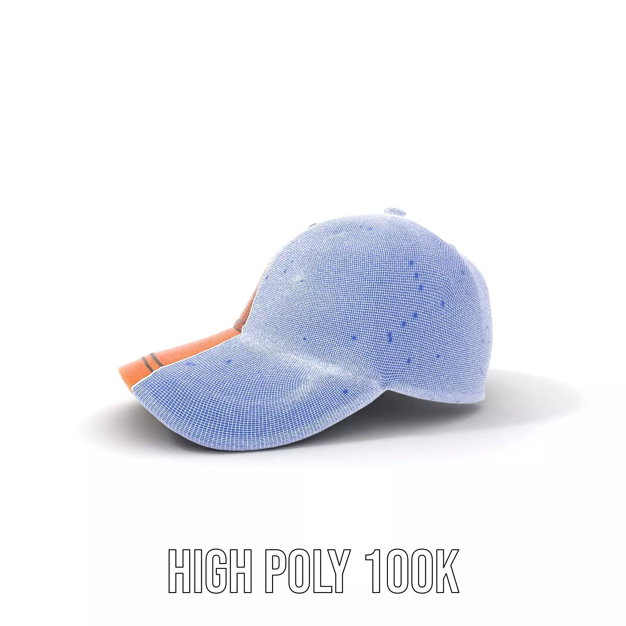 Textured Leather Cap model pack Low-poly 3D model_4