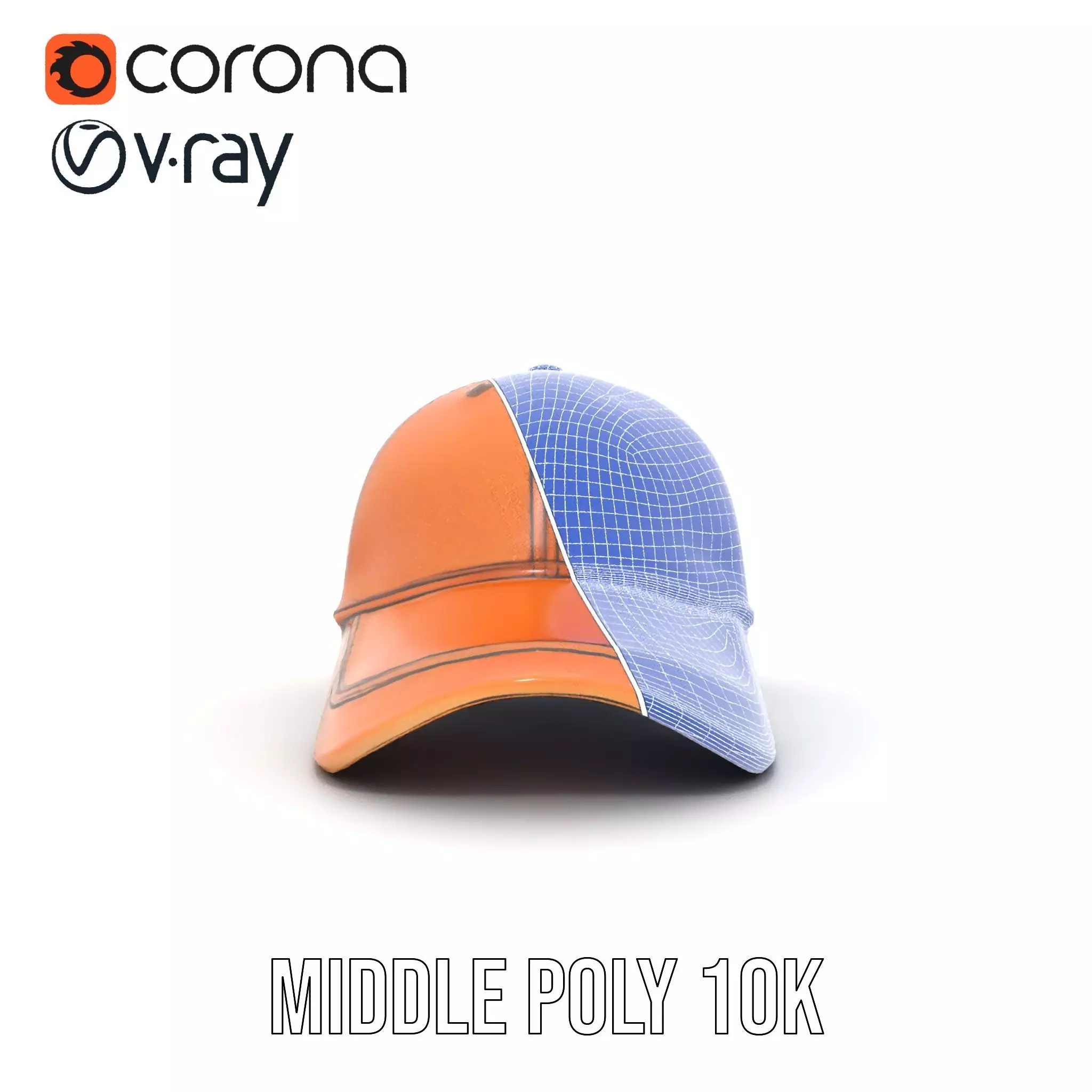 Textured Leather Cap model pack Low-poly 3D model_23