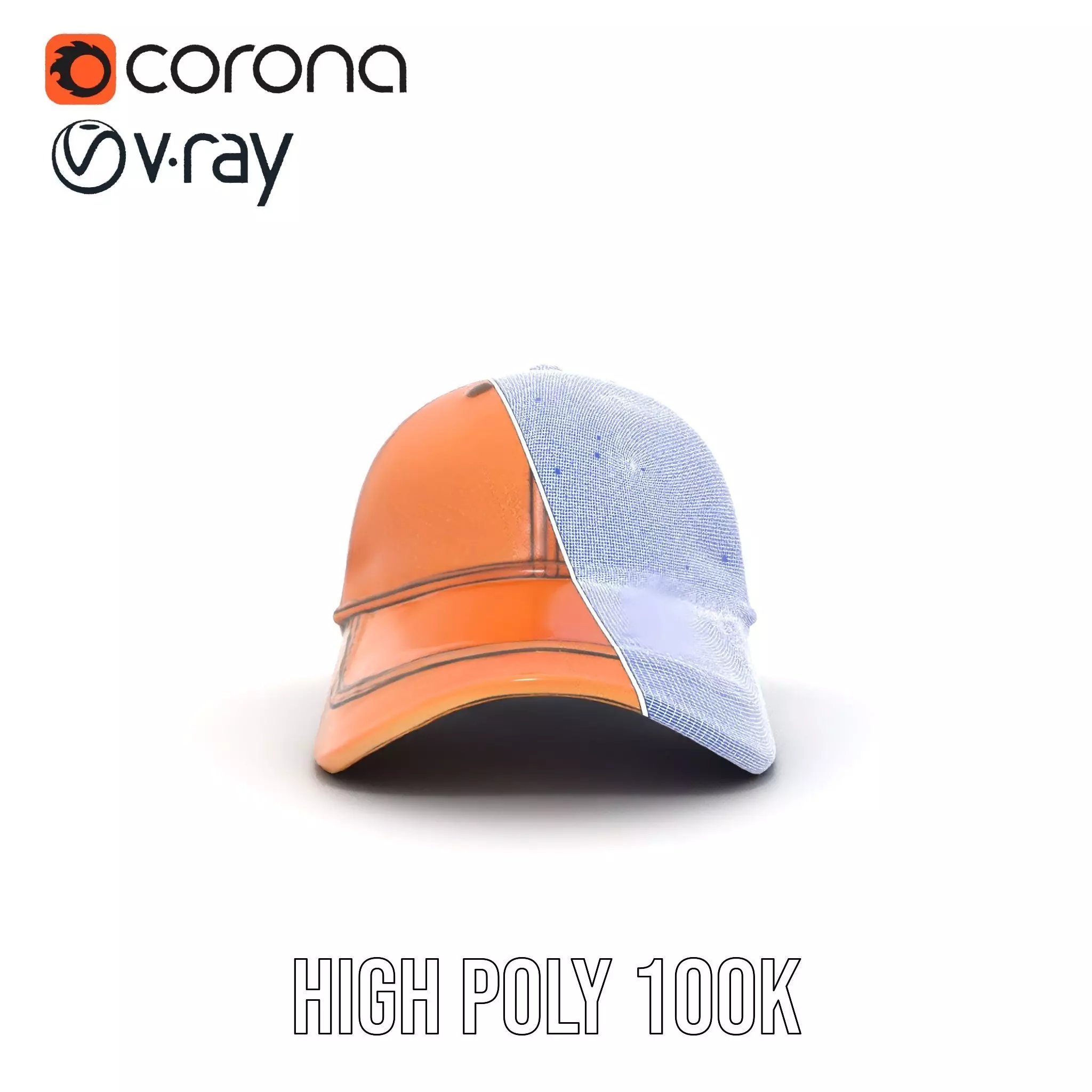 Textured Leather Cap model pack Low-poly 3D model_34