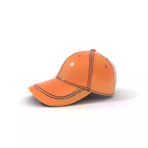 Textured Leather Cap model pack