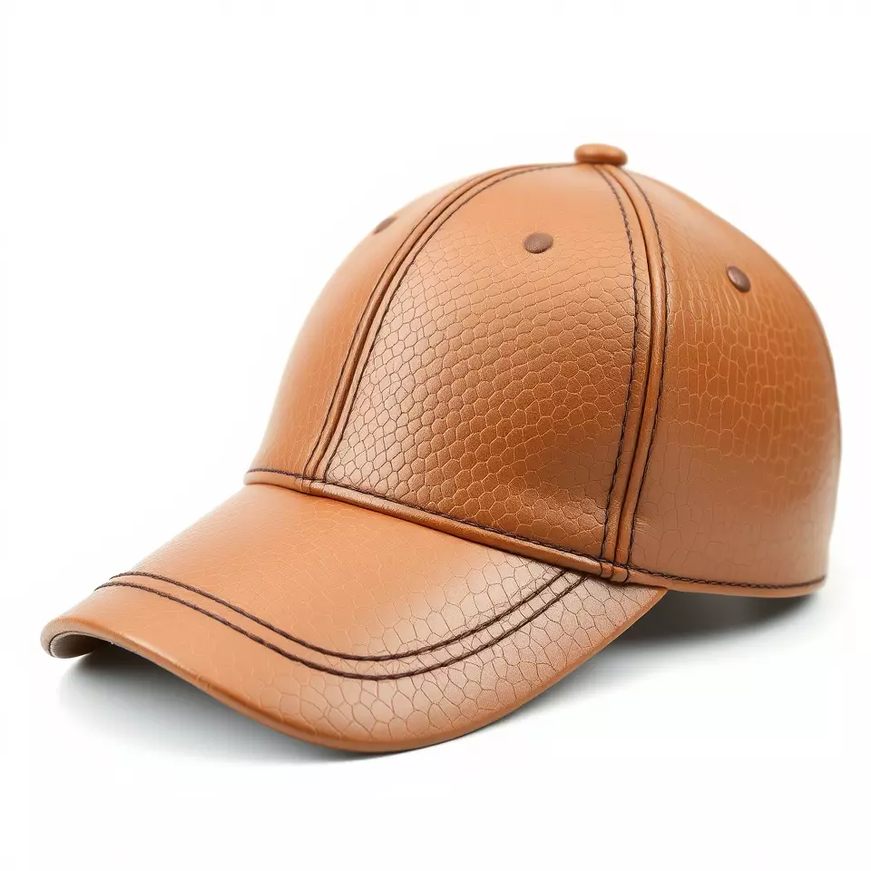 Textured Leather Cap model pack Low-poly 3D model_2
