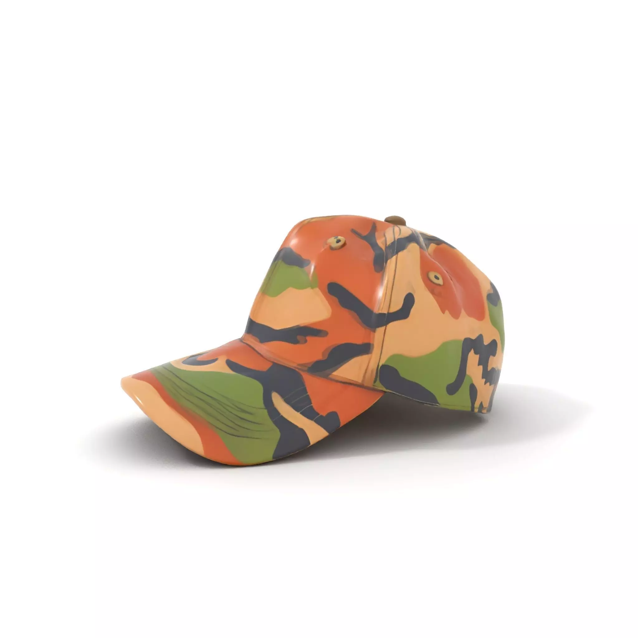 Camouflage Baseball Cap model pack Low-poly 3D model_0