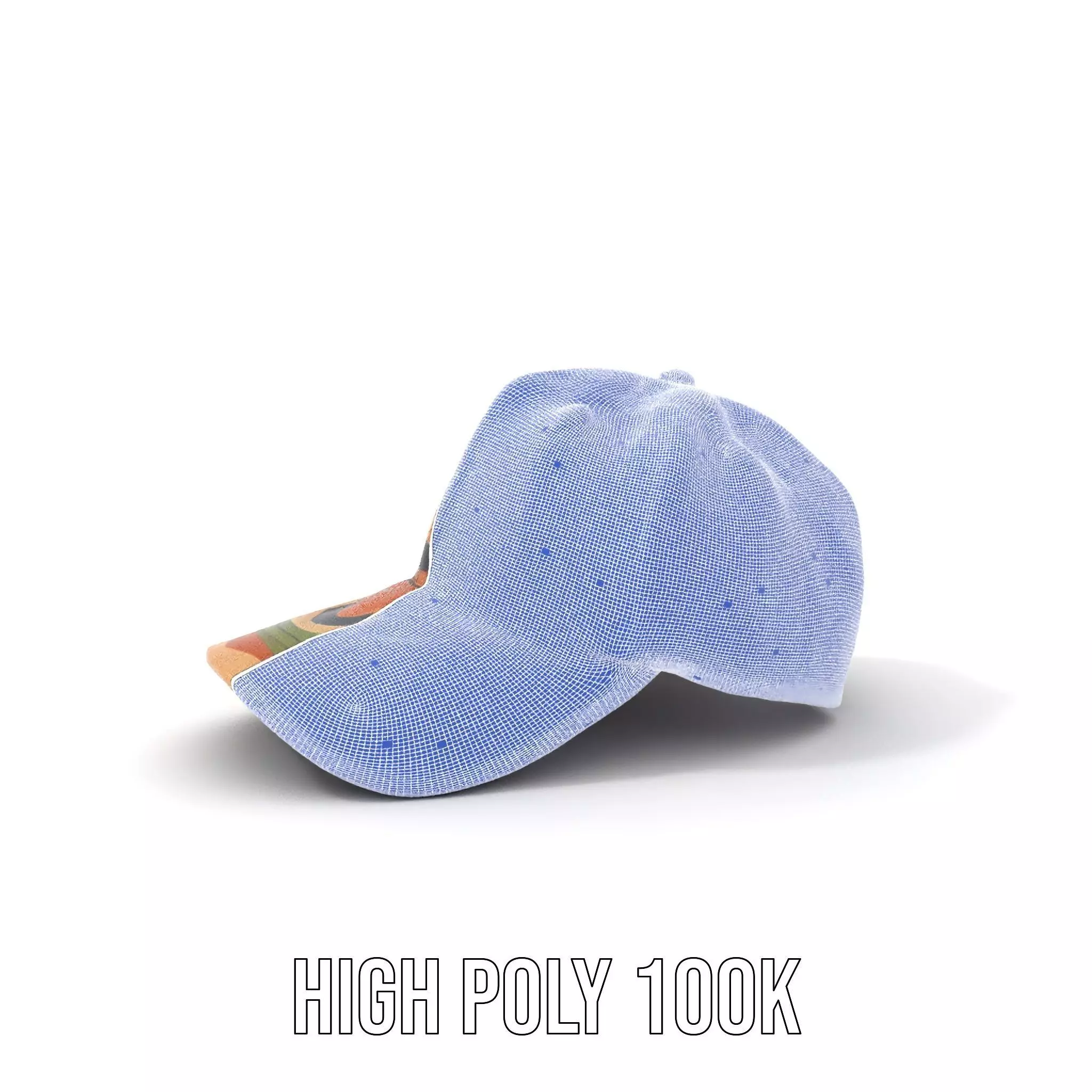 Camouflage Baseball Cap model pack Low-poly 3D model_4