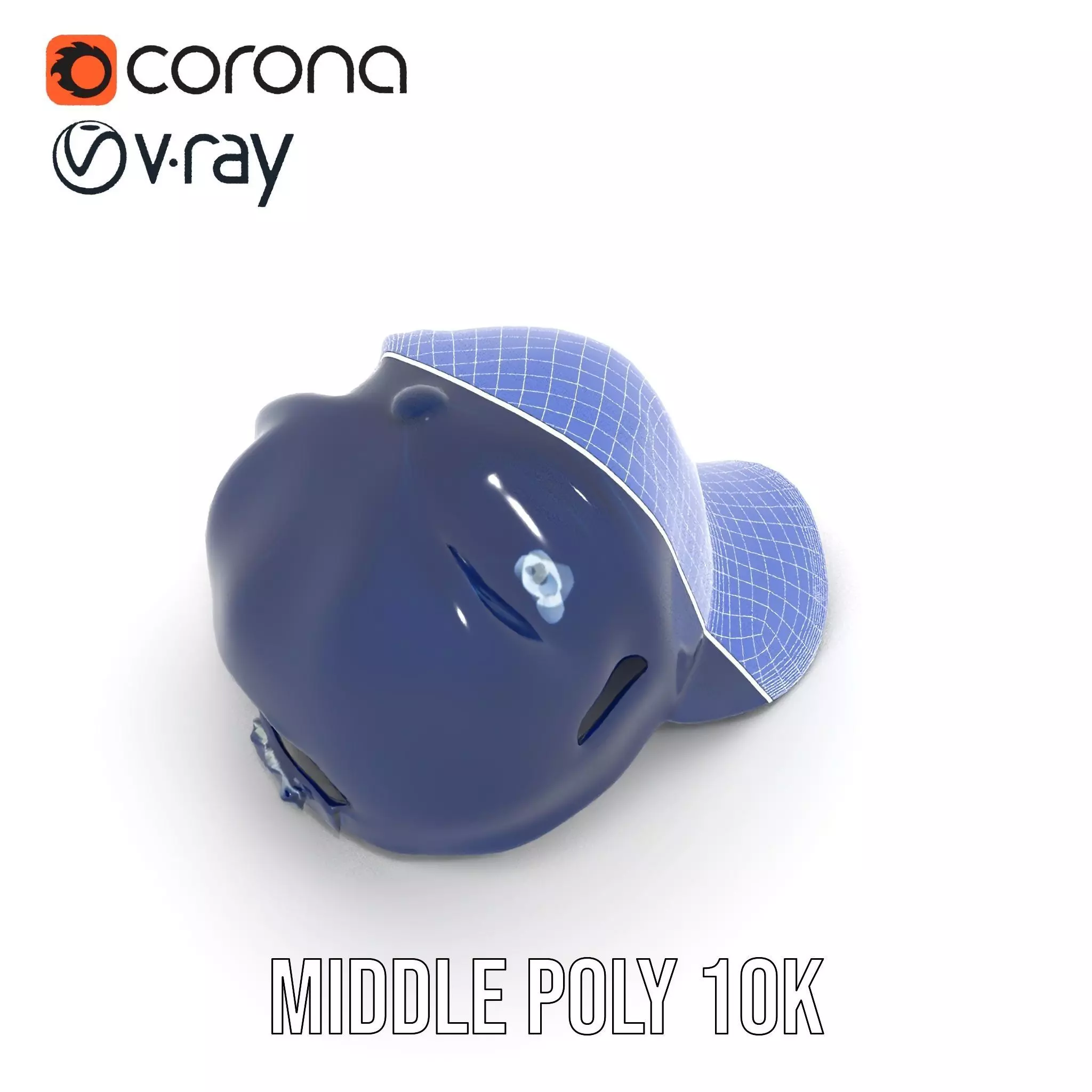 Nautical Anchor Cap model pack Low-poly 3D model_18