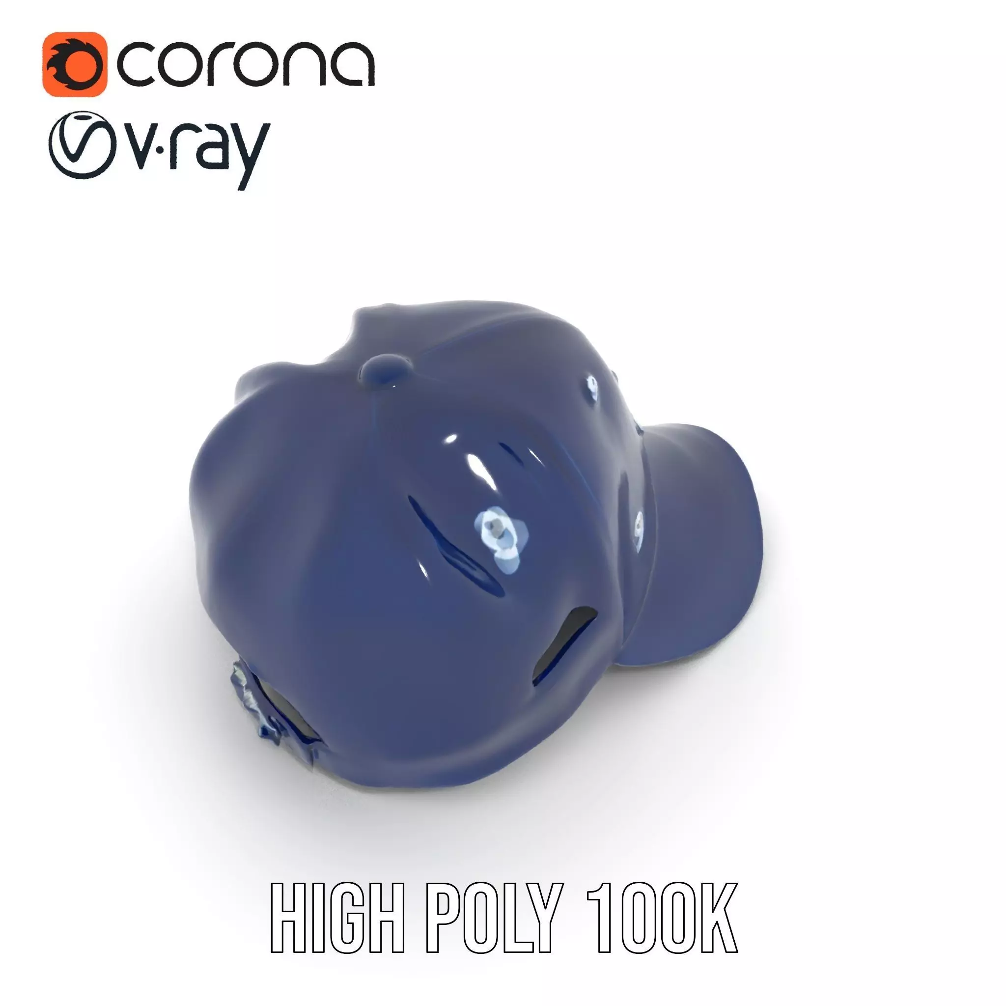 Nautical Anchor Cap model pack Low-poly 3D model_20