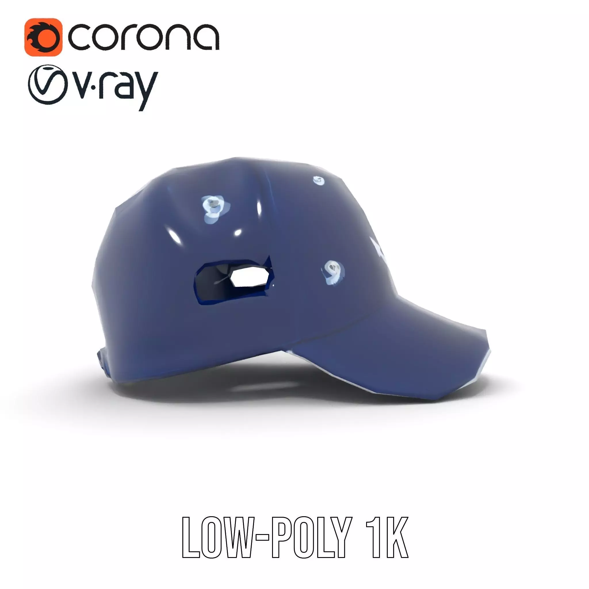 Nautical Anchor Cap model pack Low-poly 3D model_19