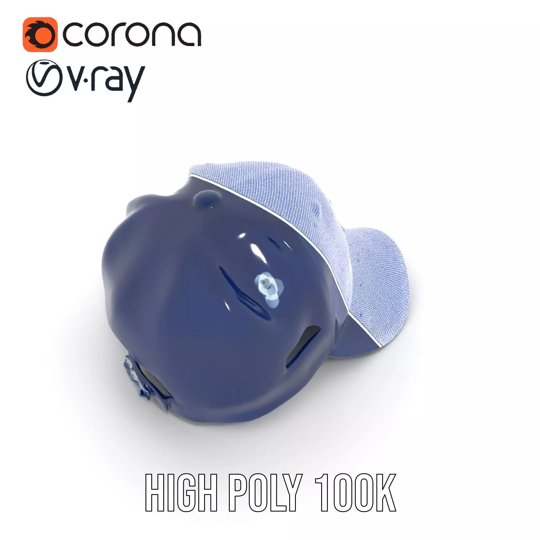 Nautical Anchor Cap model pack Low-poly 3D model_23