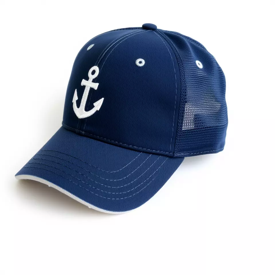 Nautical Anchor Cap model pack Low-poly 3D model_2