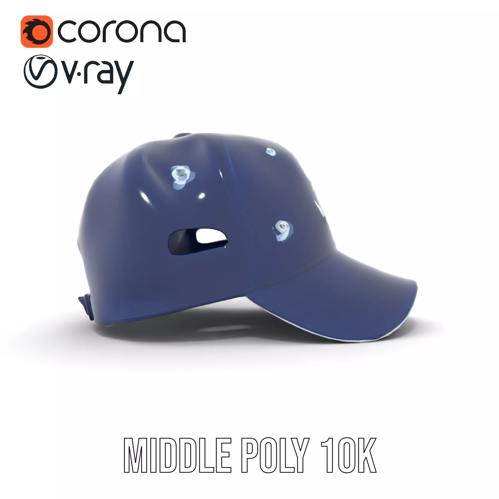 Nautical Anchor Cap model pack Low-poly 3D model_5