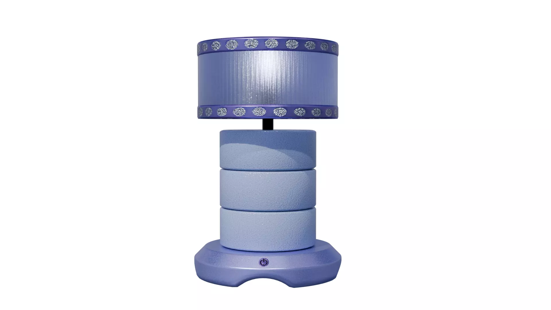 Pack of table lamps-floor lamps Decorative lamps with PBR Low-poly 3D model_10