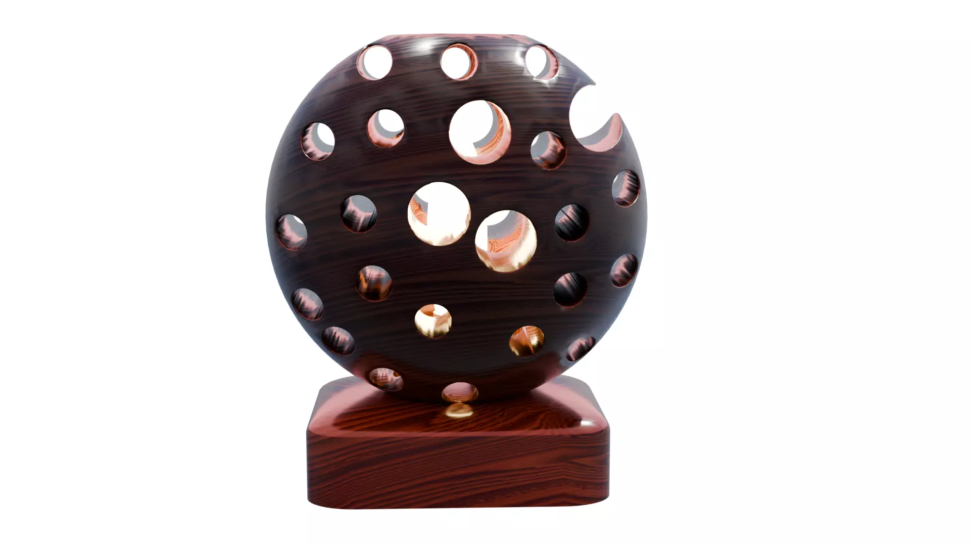 Pack of table lamps-floor lamps Decorative lamps with PBR Low-poly 3D model_6