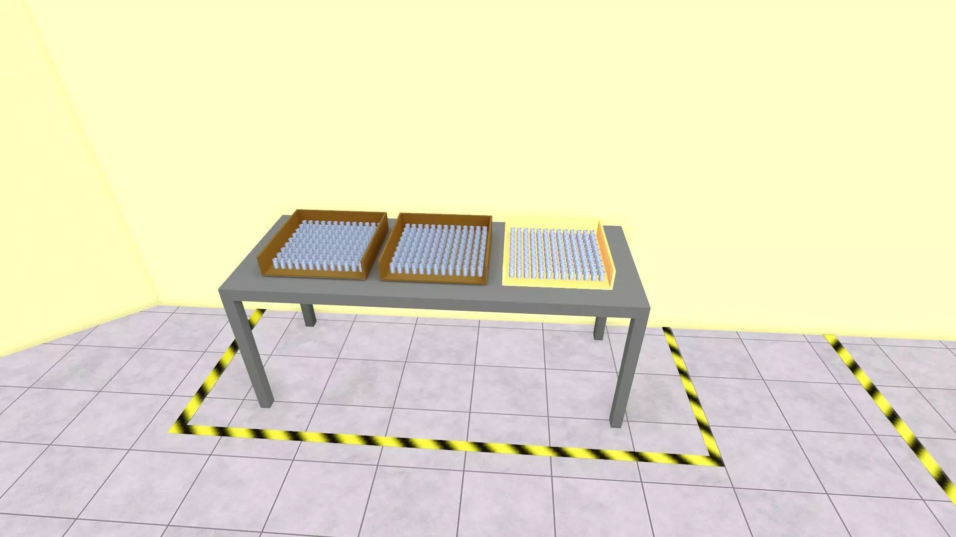 Pharma Sterile Tunnel Low-poly 3D model_12