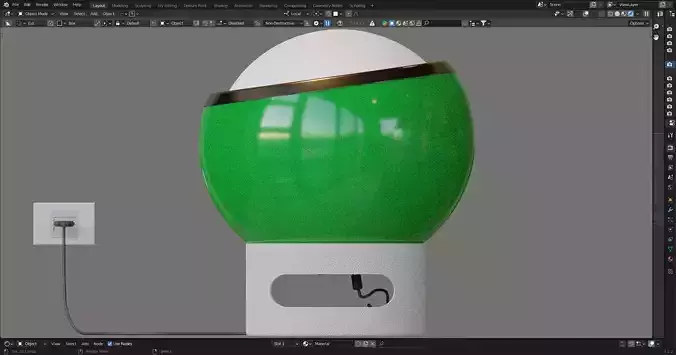 Floor Lamp 70s design Harvey Guzzini