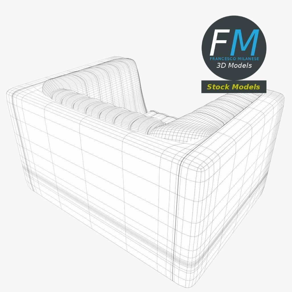 Armchair 6 3D model_8