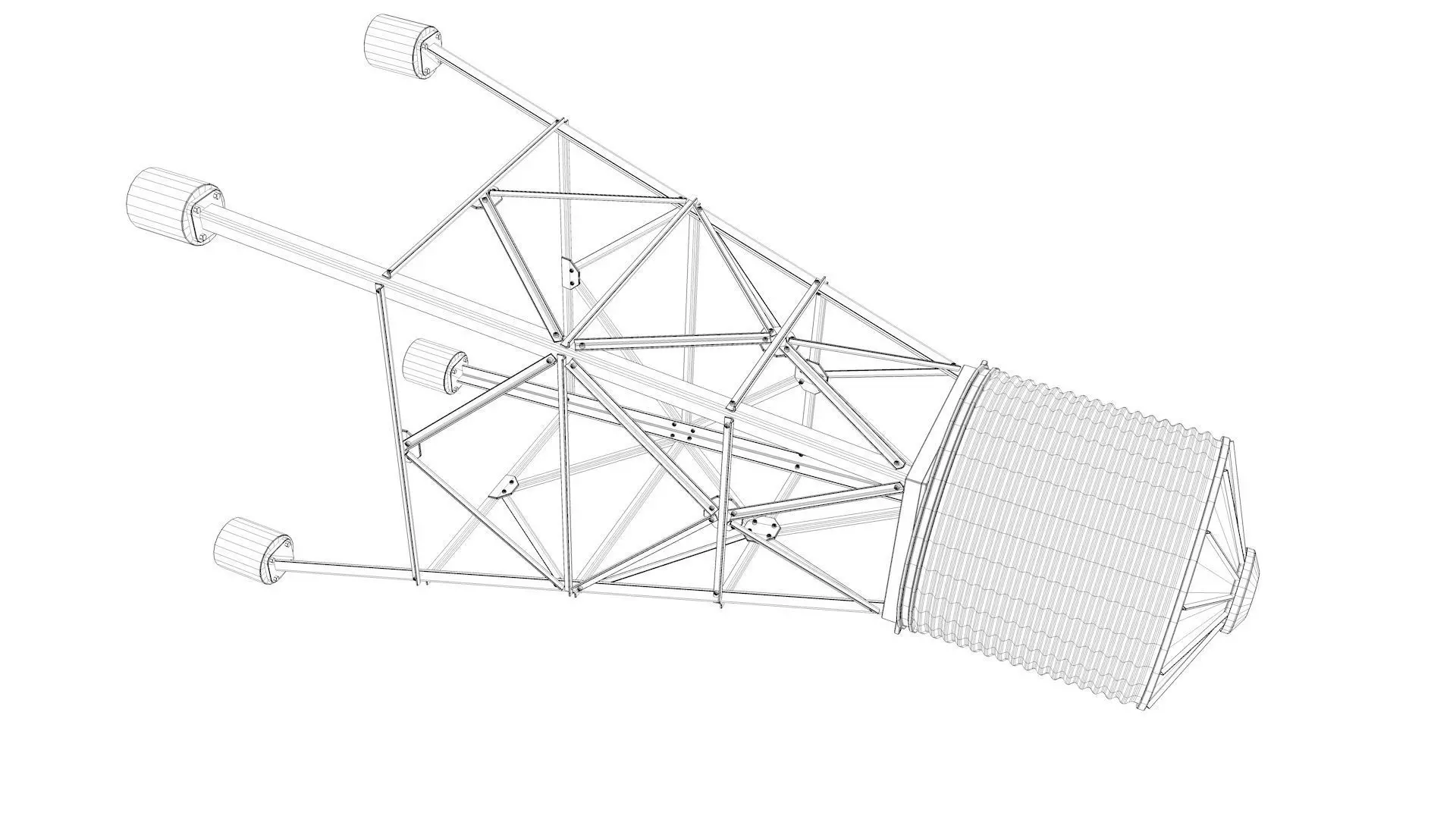 Water Storage Tank 3D model_5
