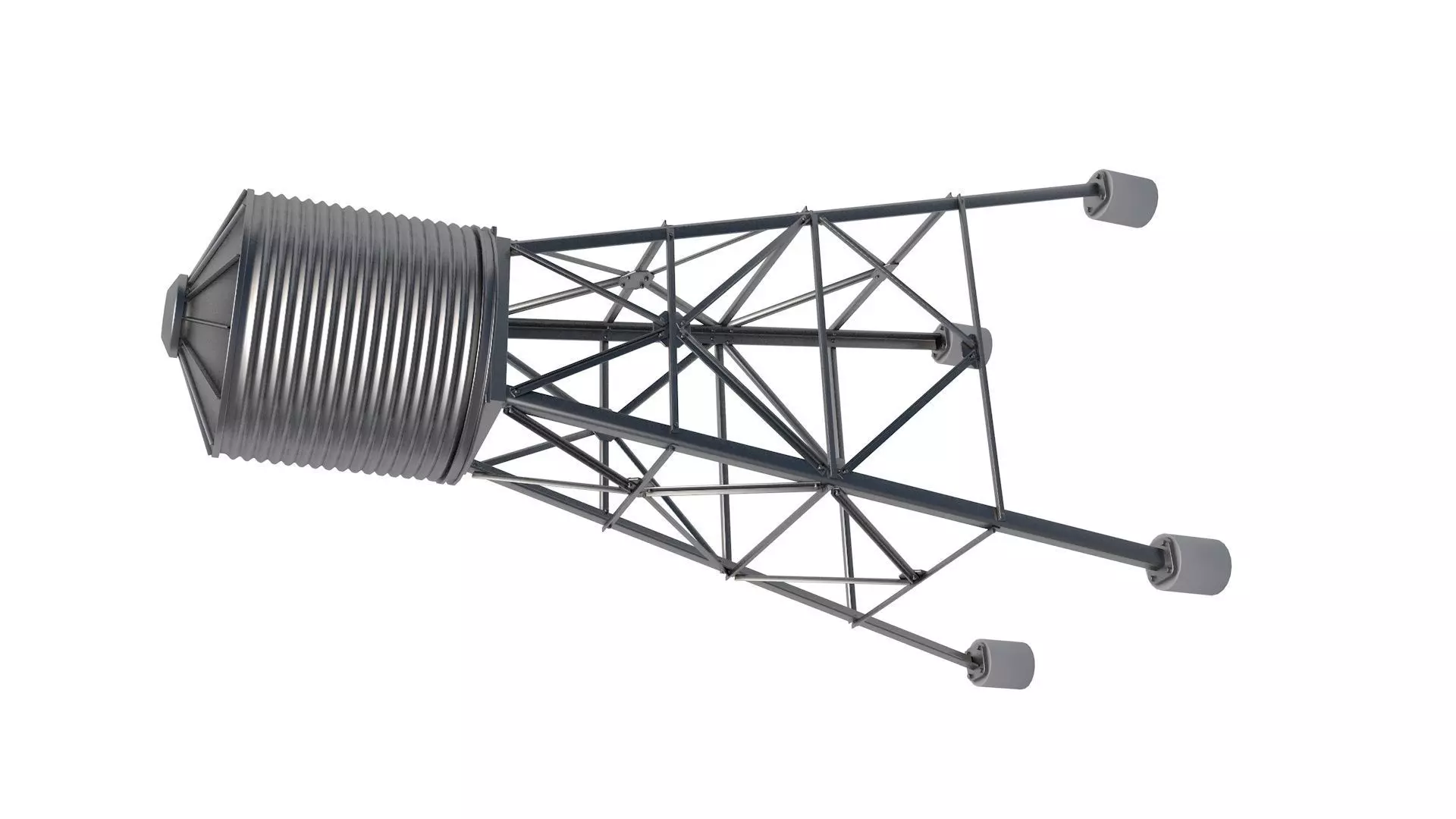 Water Storage Tank 3D model_1