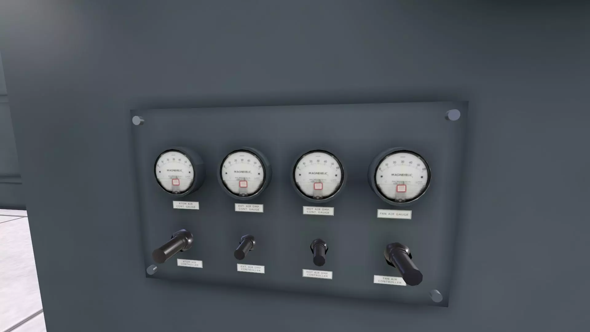 Pharma Tablet Coating Machine Low-poly 3D model_7