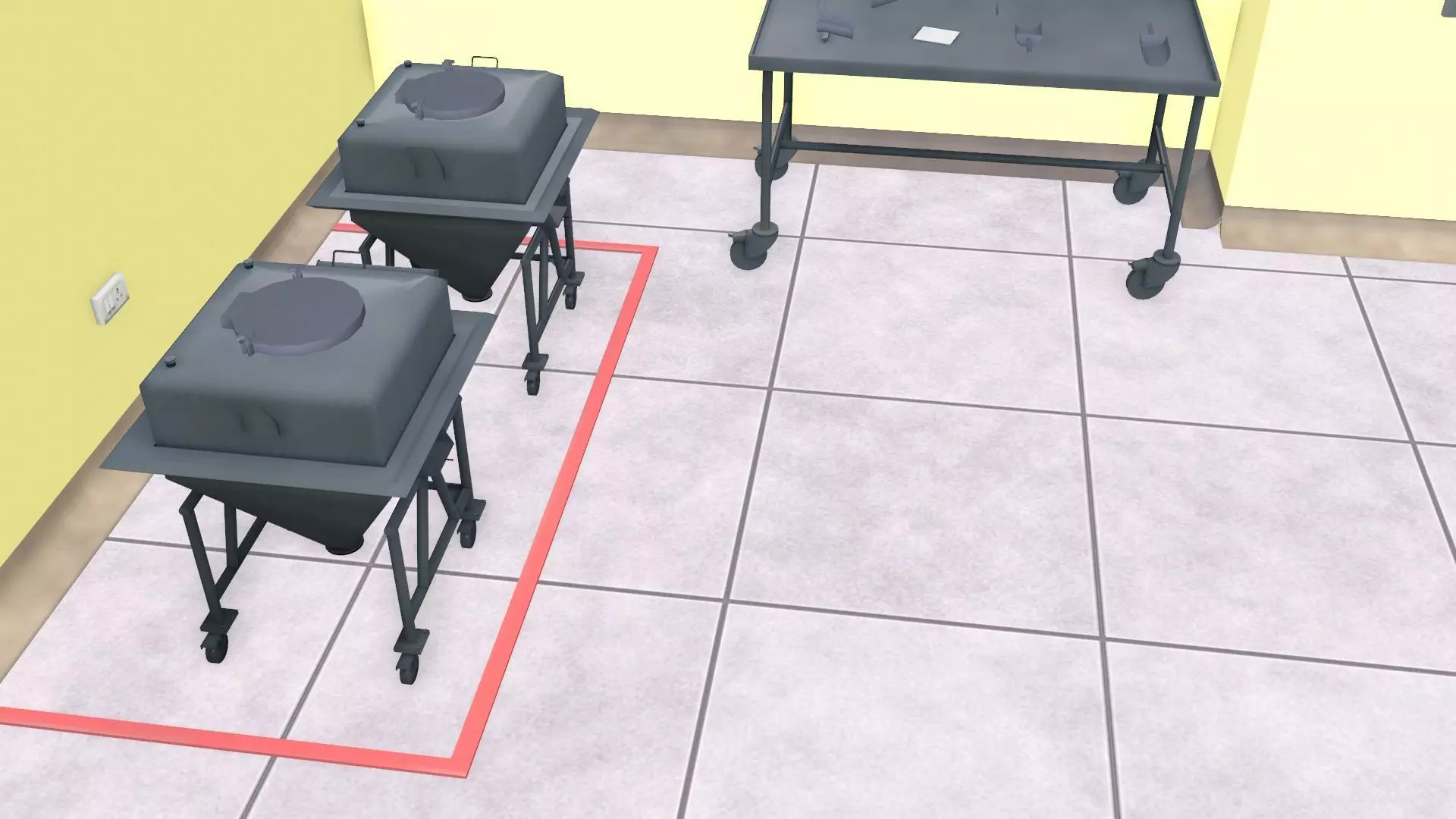 Pharma Tablet Coating Machine Low-poly 3D model_15