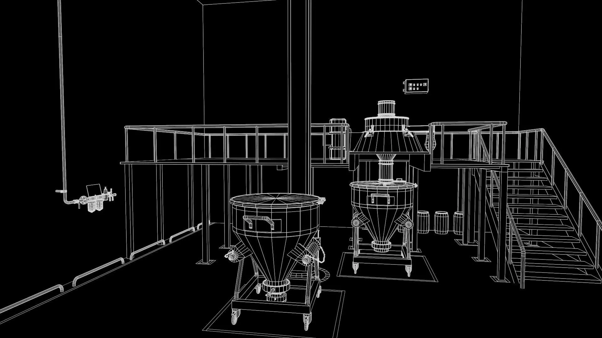 Pharma Vibro Shifter Low-poly 3D model_10