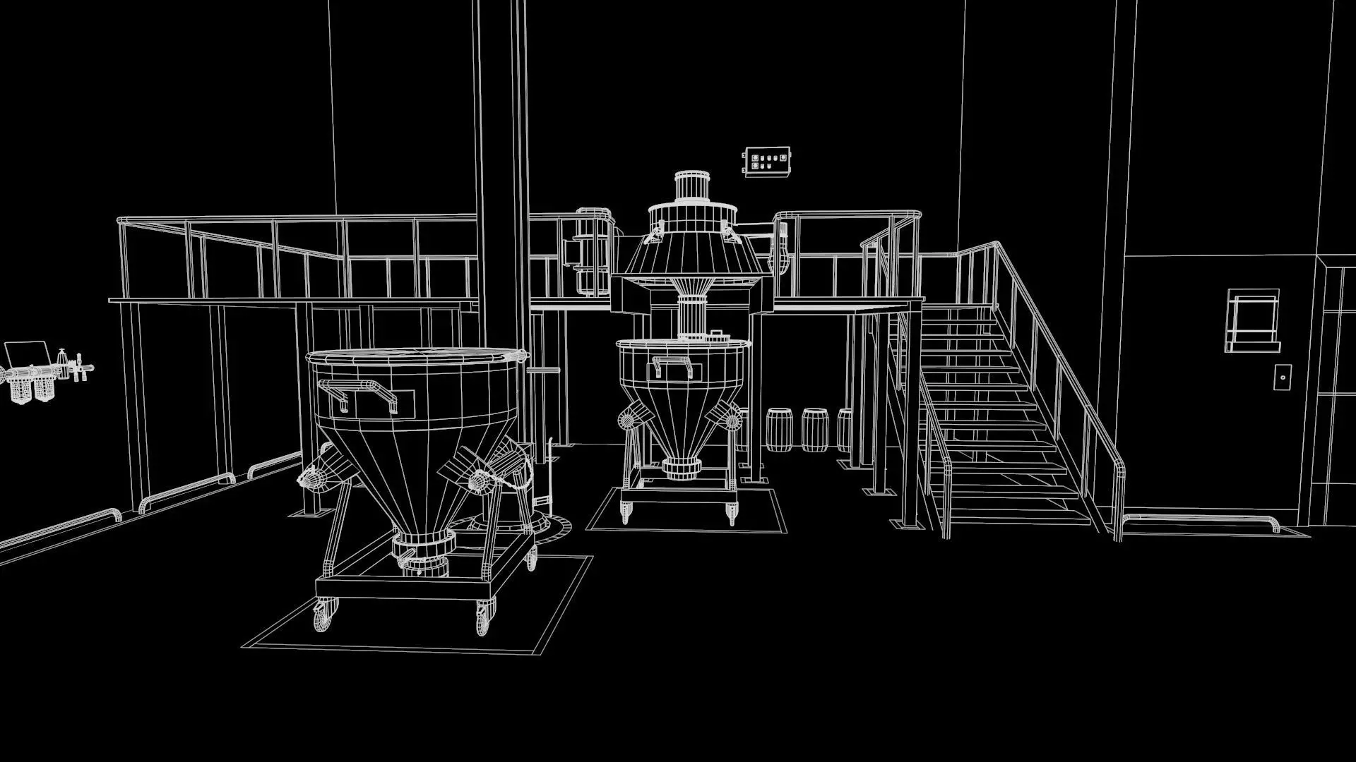 Pharma Vibro Shifter Low-poly 3D model_11