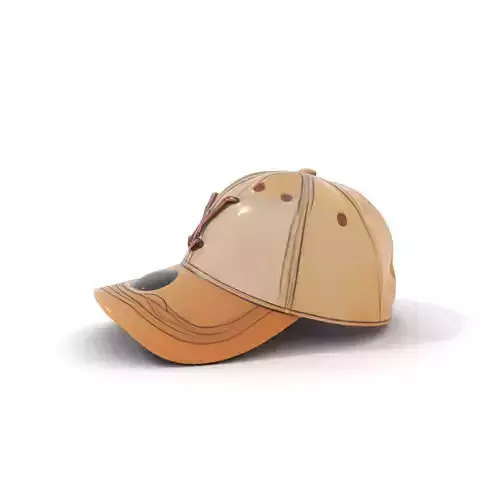 Beige Baseball Cap model pack