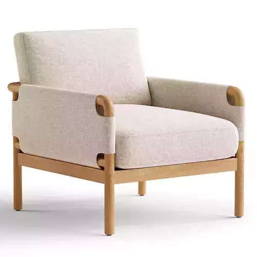 Camille Armchair - Gibson Wheat