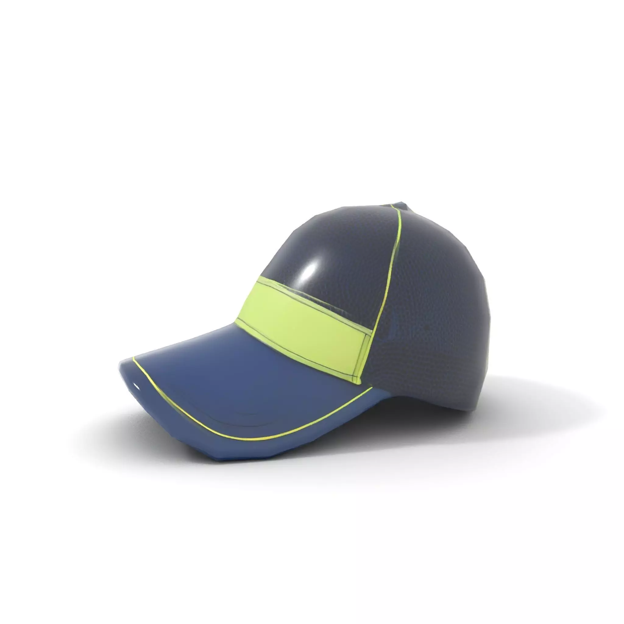 Navy Green Trucker Cap model pack Low-poly 3D model_7