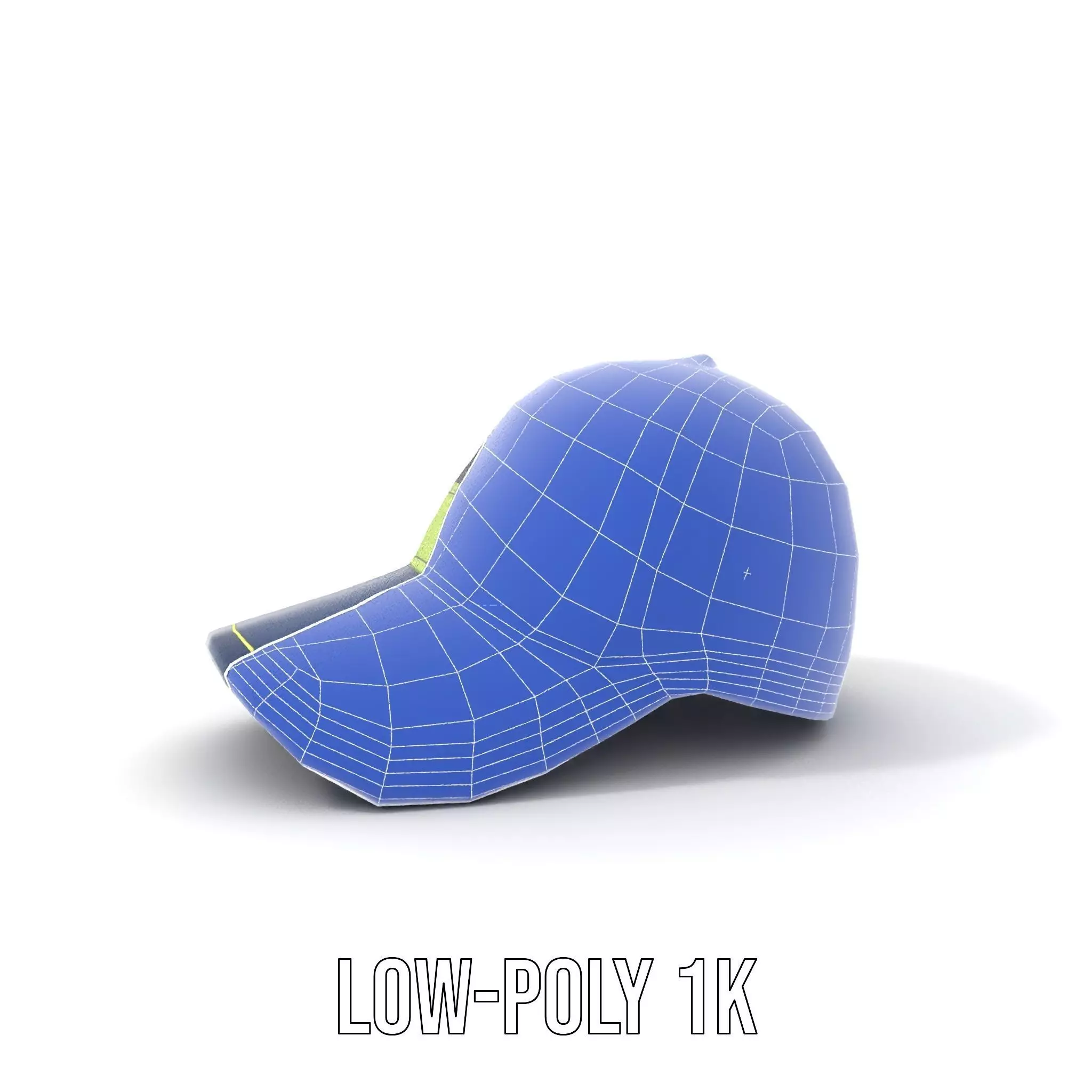 Navy Green Trucker Cap model pack Low-poly 3D model_28