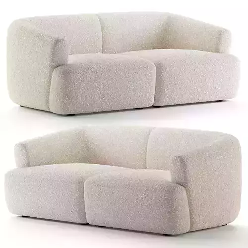 Modulares Boucle Sofa Sofia