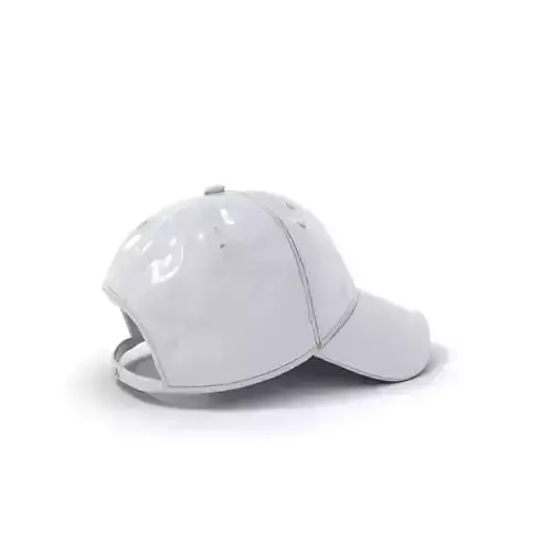 White Baseball Cap model pack