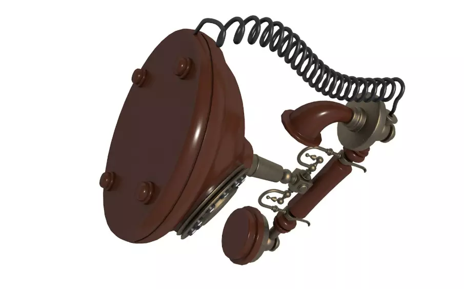 fVintage Home Devices Collection 3D model_8