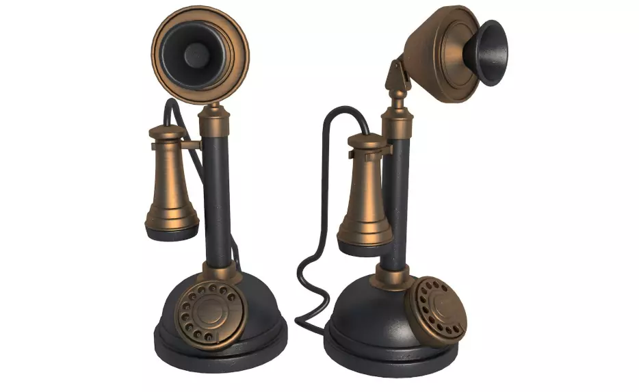 fVintage Home Devices Collection 3D model_2