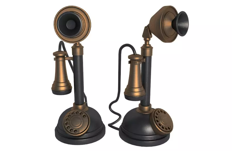 fVintage Home Devices Collection 3D model_20