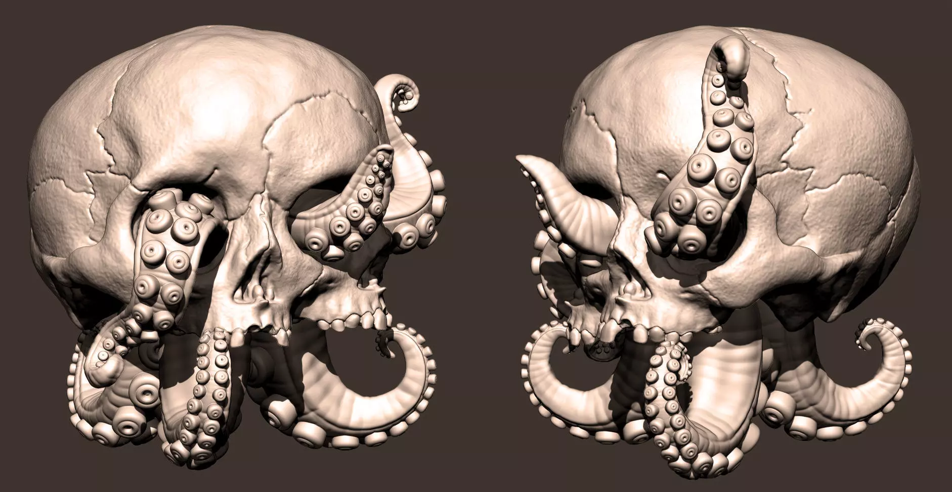 Souls of the Dark Ocean 3D print model_4