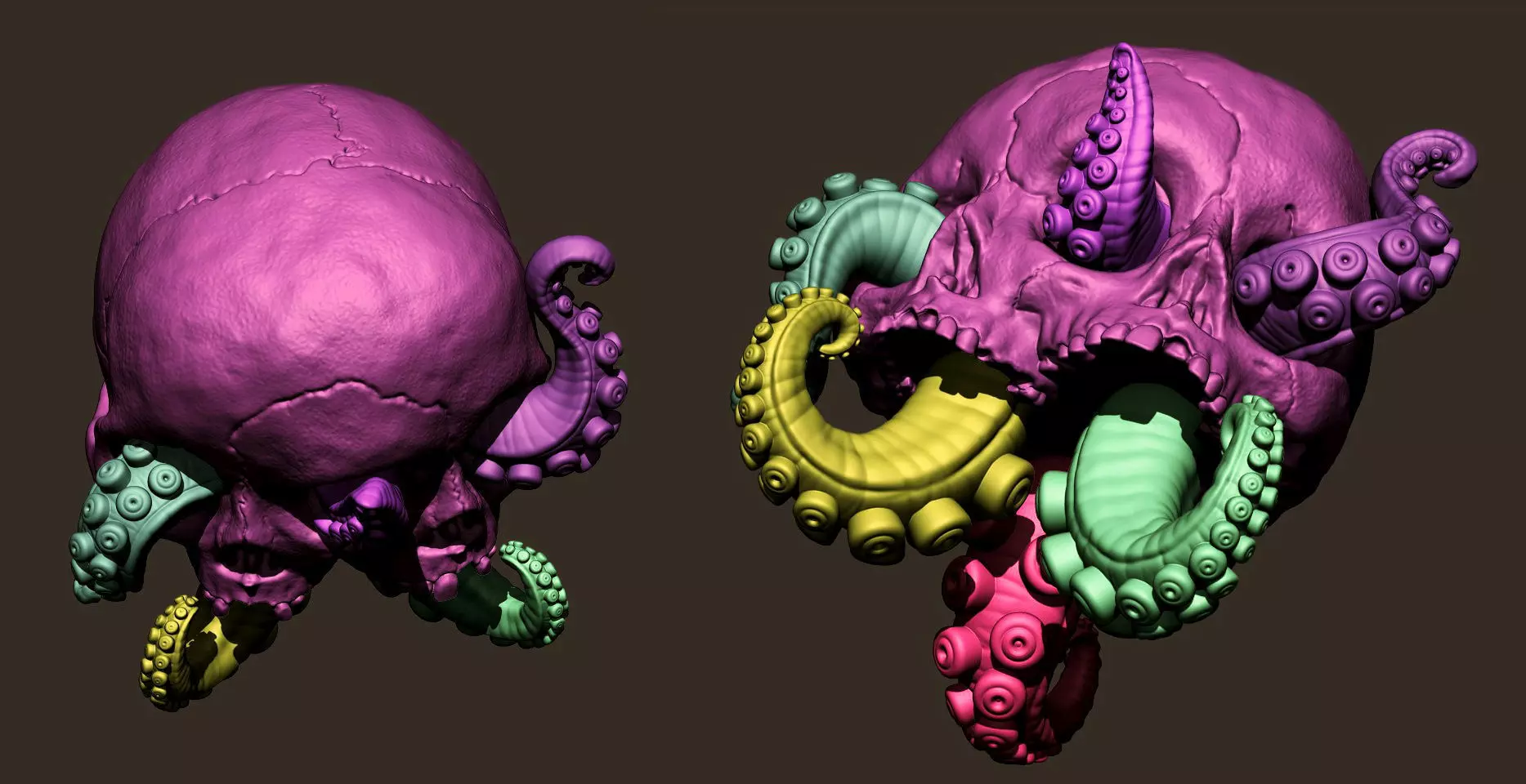 Souls of the Dark Ocean 3D print model_5