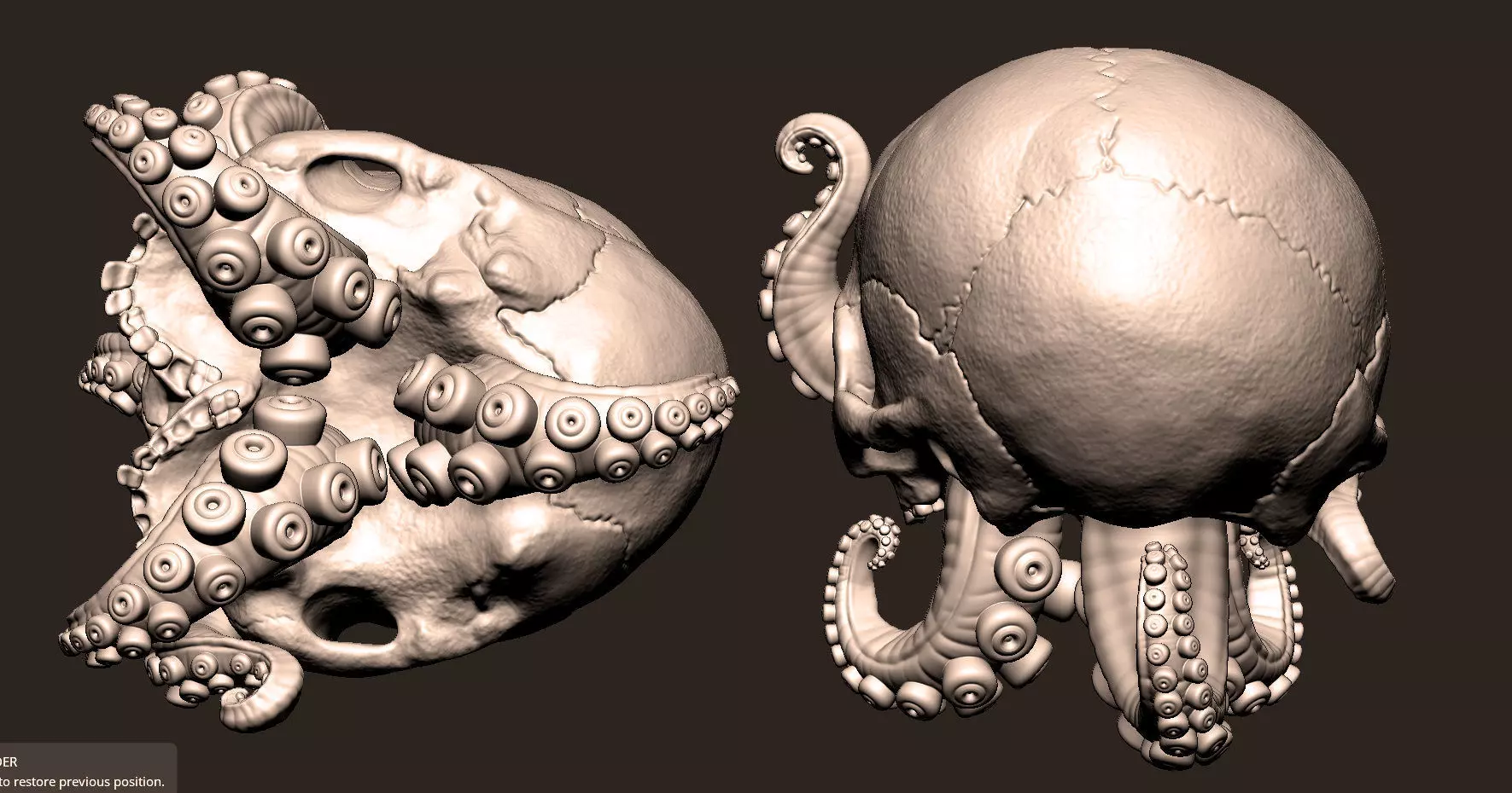 Souls of the Dark Ocean 3D print model_3