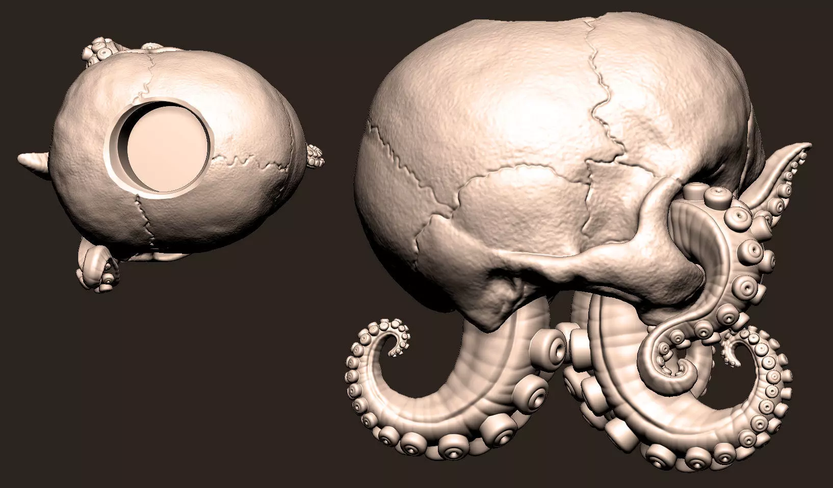 Souls of the Dark Ocean 3D print model_2