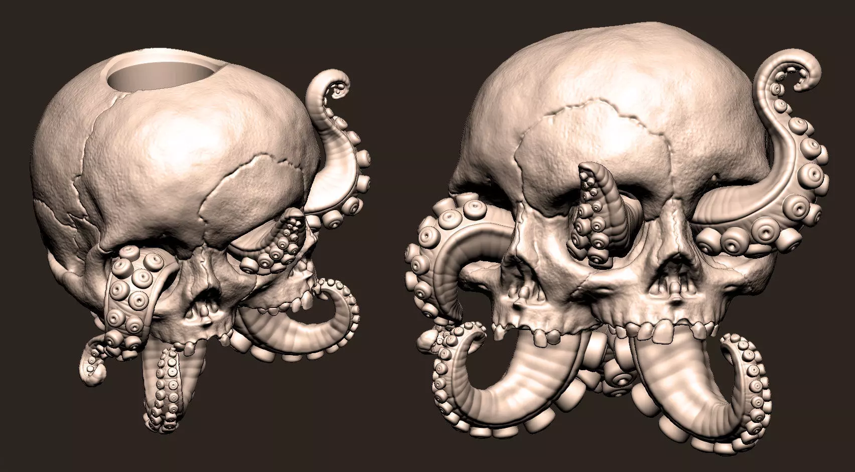 Souls of the Dark Ocean 3D print model_0