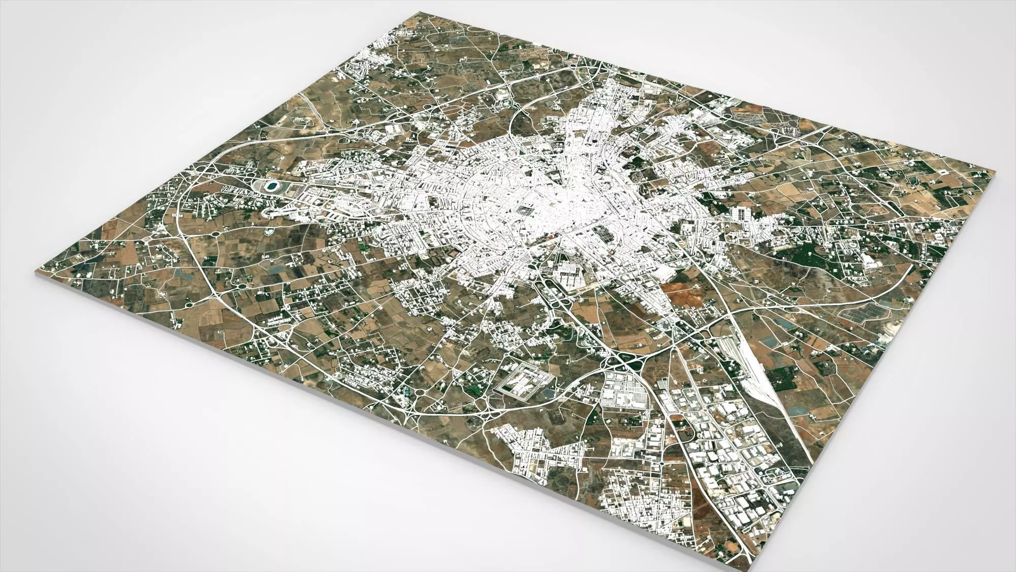 Cityscape Lecce Italy 3D model_7