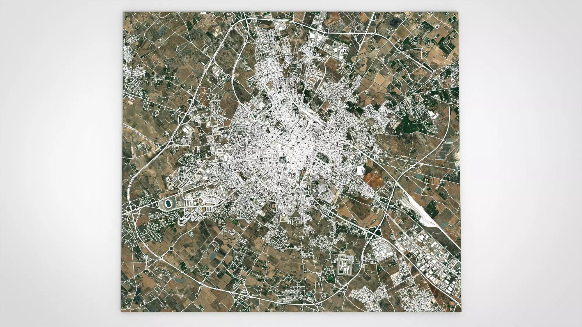 Cityscape Lecce Italy 3D model_8