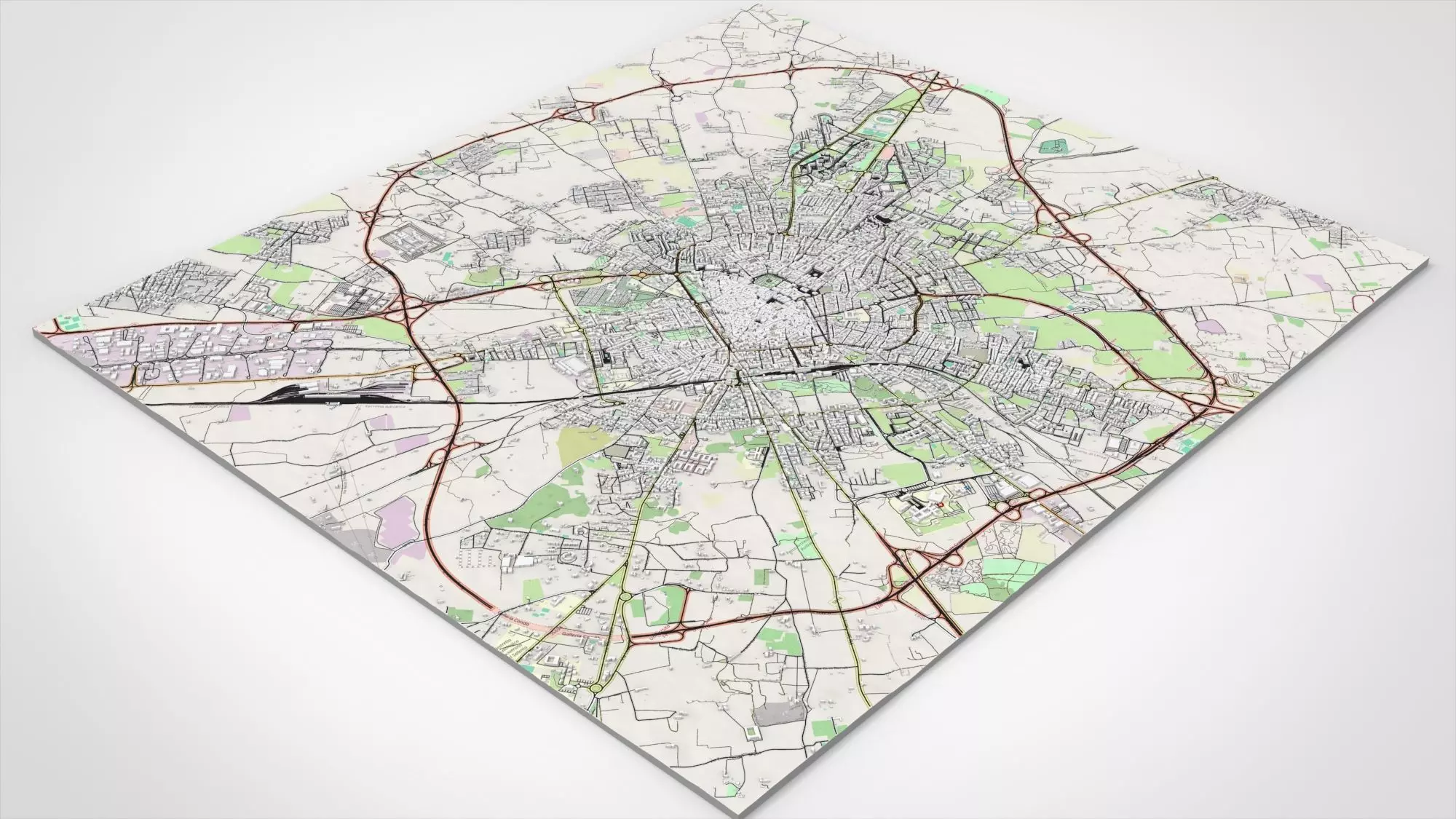 Cityscape Lecce Italy 3D model_11