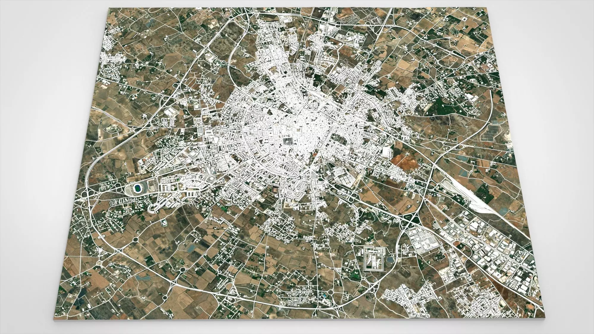 Cityscape Lecce Italy 3D model_0