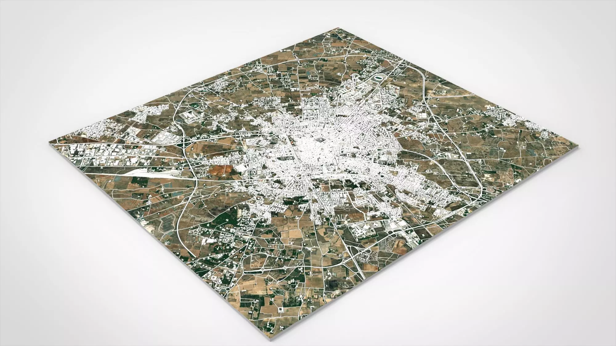 Cityscape Lecce Italy 3D model_10