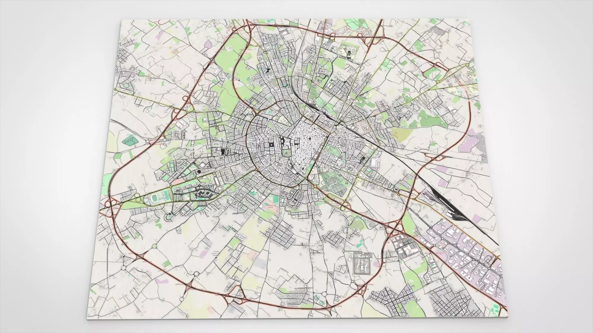 Cityscape Lecce Italy 3D model_9