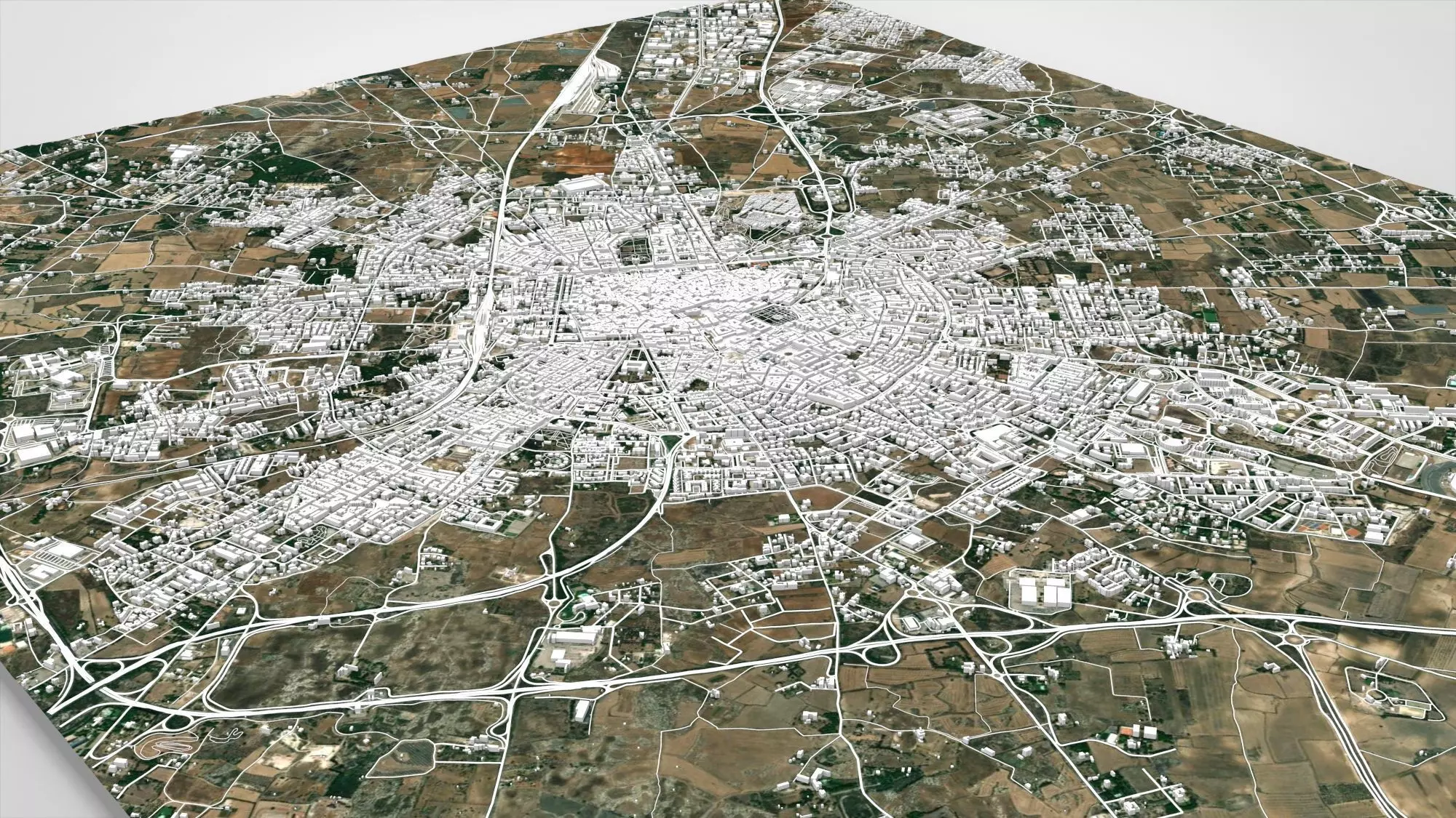 Cityscape Lecce Italy 3D model_3