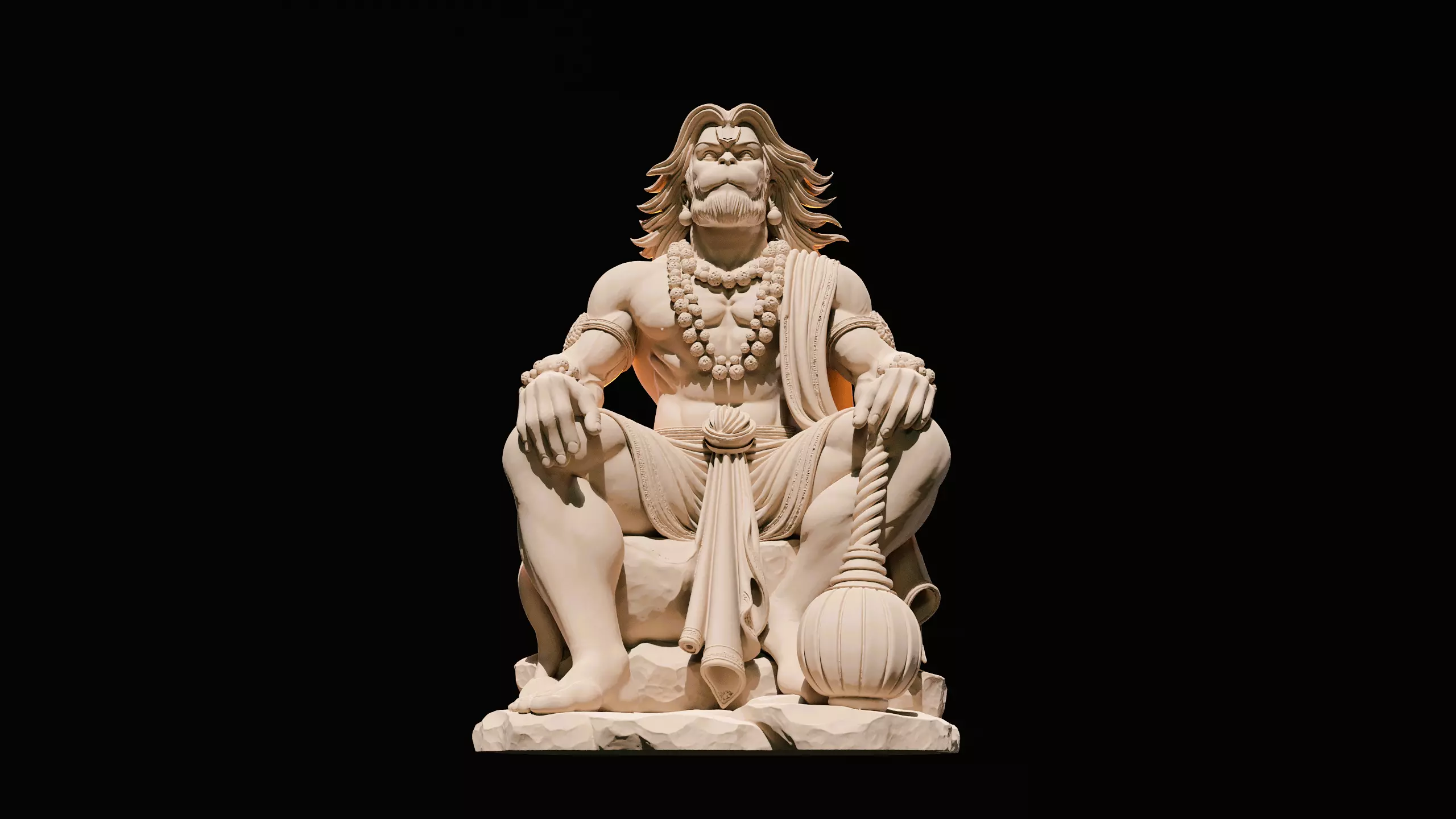 Lord Hanuman Ultra Detailed Premium 3D Printable Resin Model STL 3D print model_4